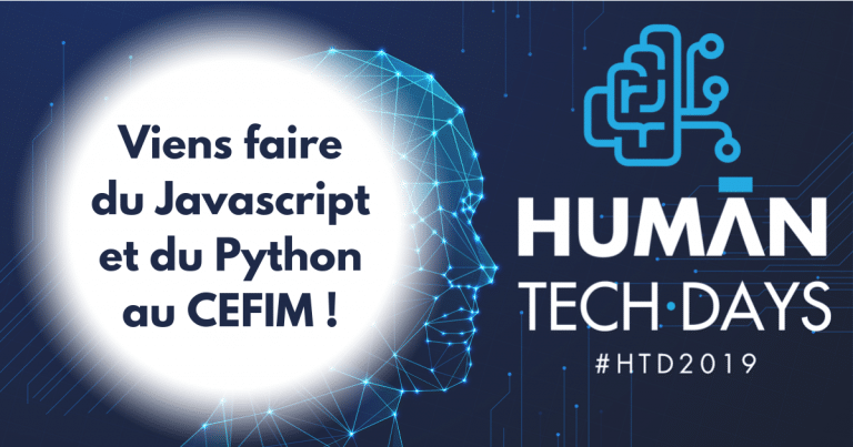 Viens faire du Javascript et du Python au CEFIM