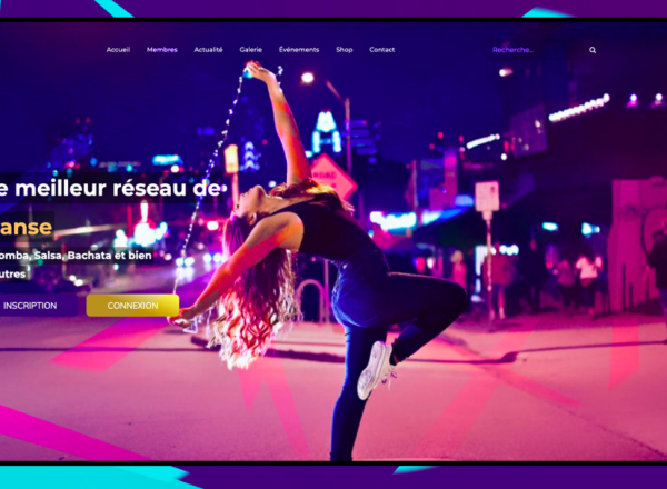 Site web "Aimer Danser Avenue"